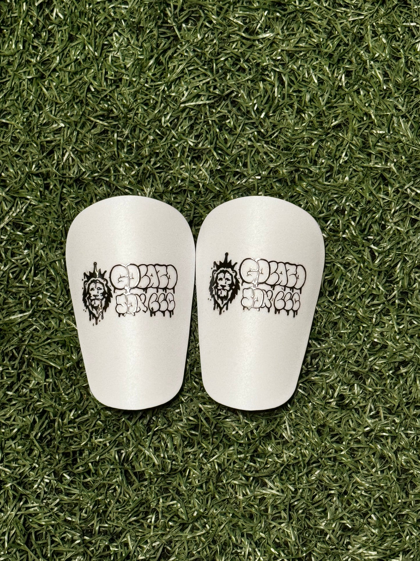 Mini Shinguards White